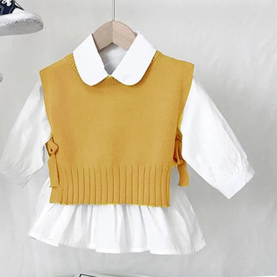 Matching Daughter Sweater Vest Top Mommy and Me