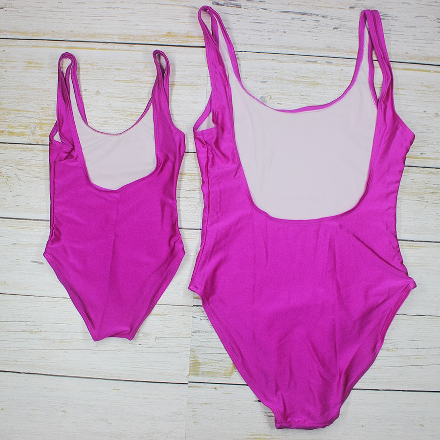 Mermaid Mommy and Me Mother Daughter Matching Swim Suit