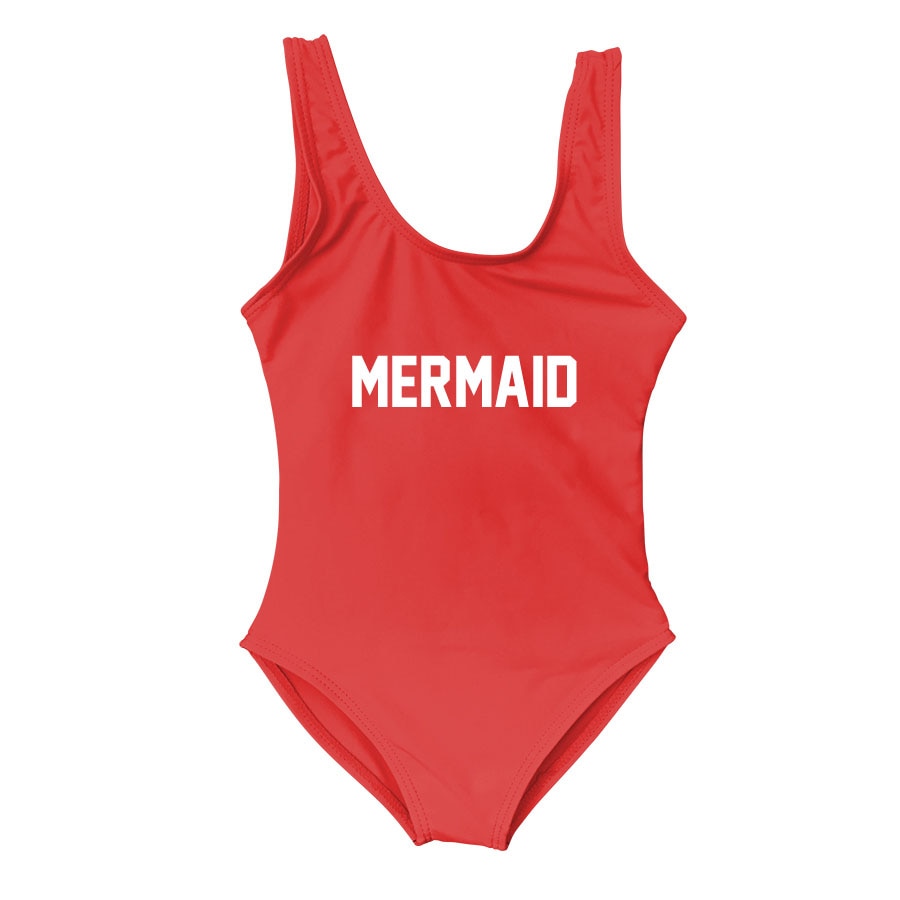 Mermaid Mommy and Me Mother Daughter Matching Swim Suit