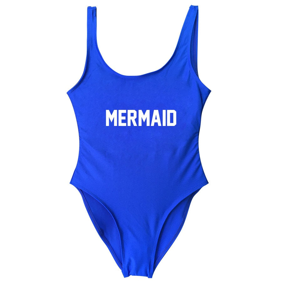 Mermaid Mommy and Me Mother Daughter Matching Swim Suit