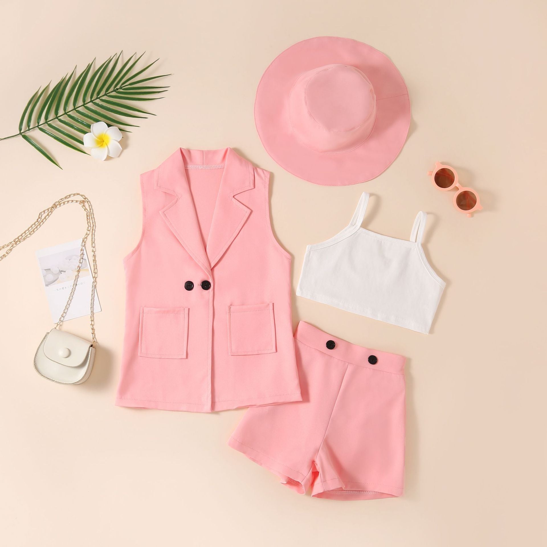 Daughter Matching Sleeveless Suit Set
