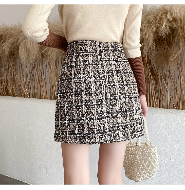 Matching Mother Front Pocket Tweed Mommy and Me Skirt