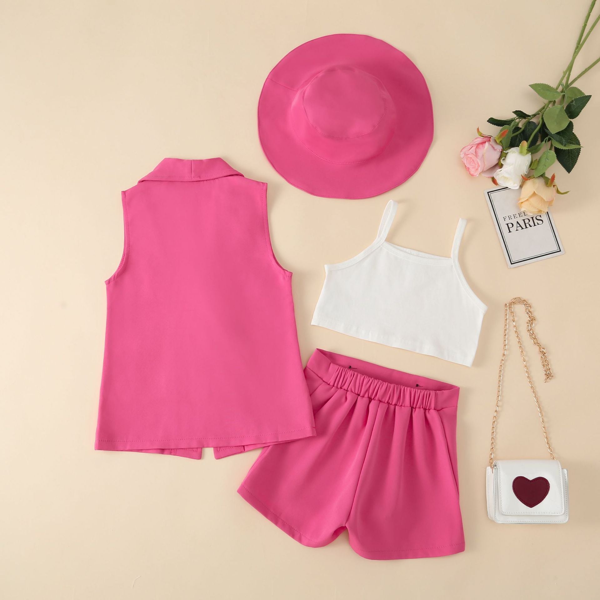 Daughter Matching Sleeveless Suit Set