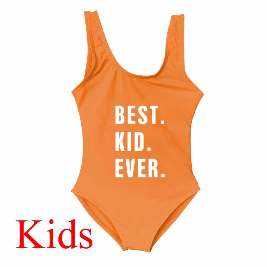 Besties Mommy and Me Mother Daughter Matching Swim Suit