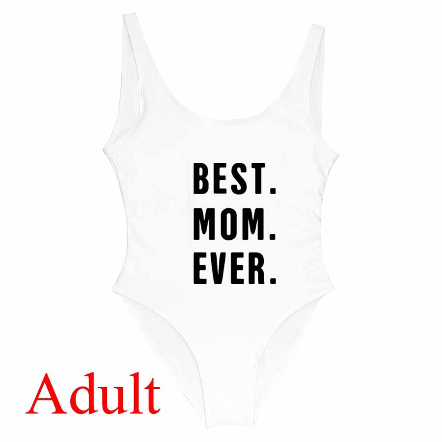 Besties Mommy and Me Mother Daughter Matching Swim Suit