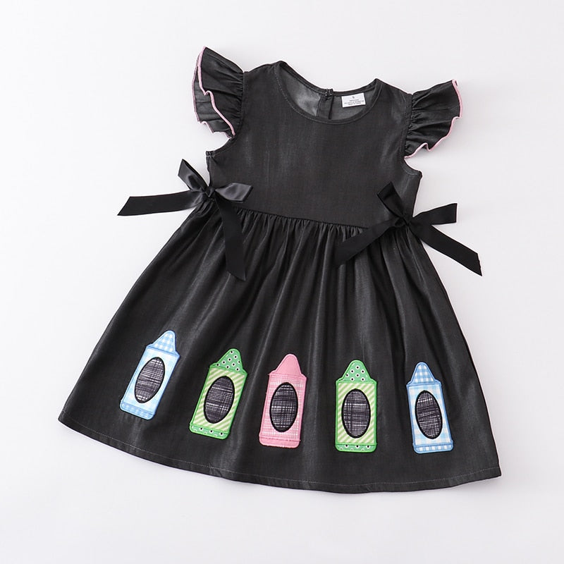 Crayola and Carry On Girls Back to School Dress