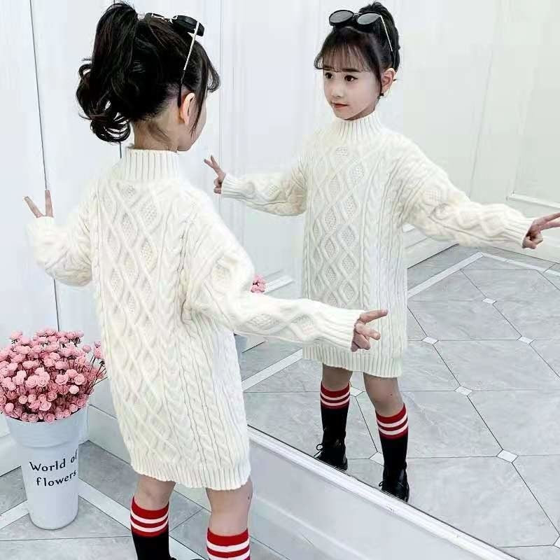 Matching Daughters Cable Knit Sweater Dress Mommy and Me