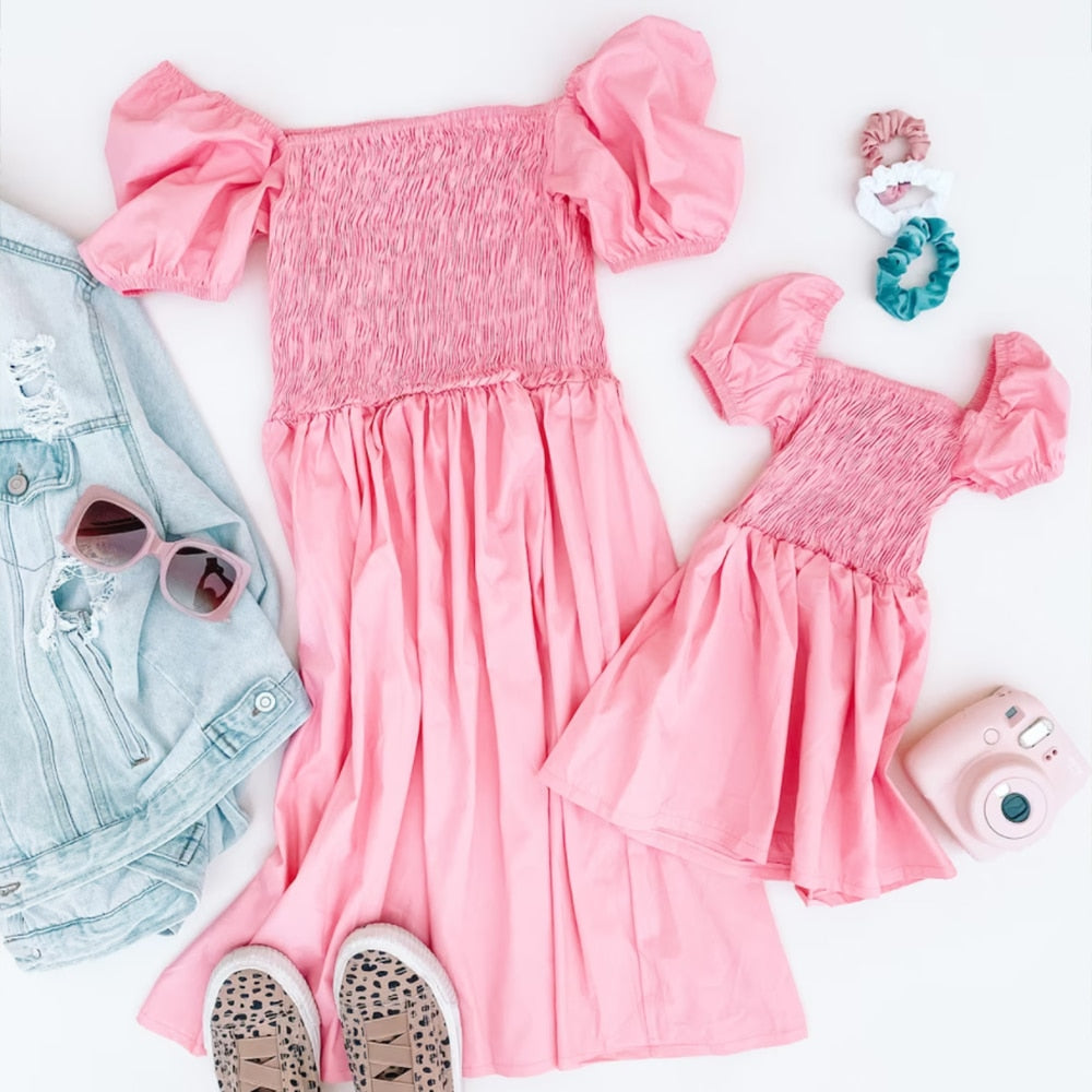 Pretty in Pink Spring Dress
