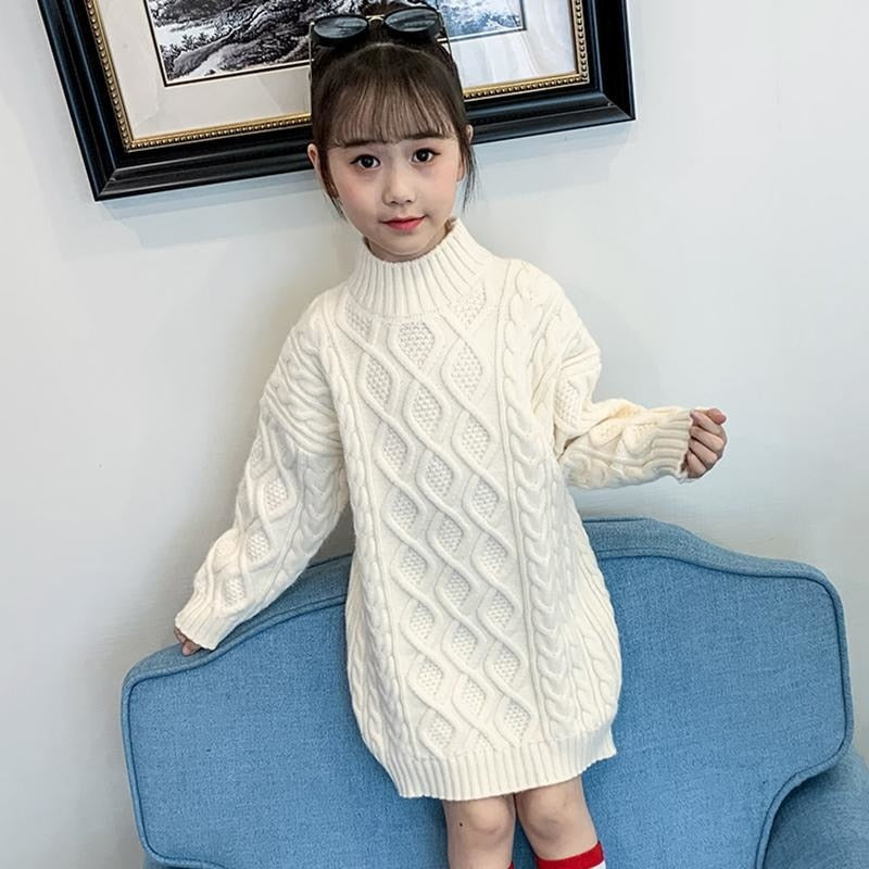 Matching Daughters Cable Knit Sweater Dress Mommy and Me