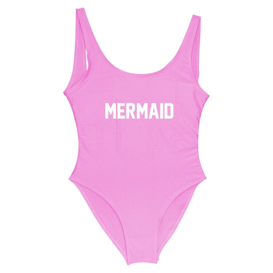 Mermaid Mommy and Me Mother Daughter Matching Swim Suit