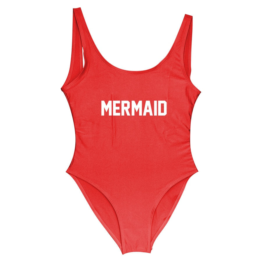 Mermaid Mommy and Me Mother Daughter Matching Swim Suit