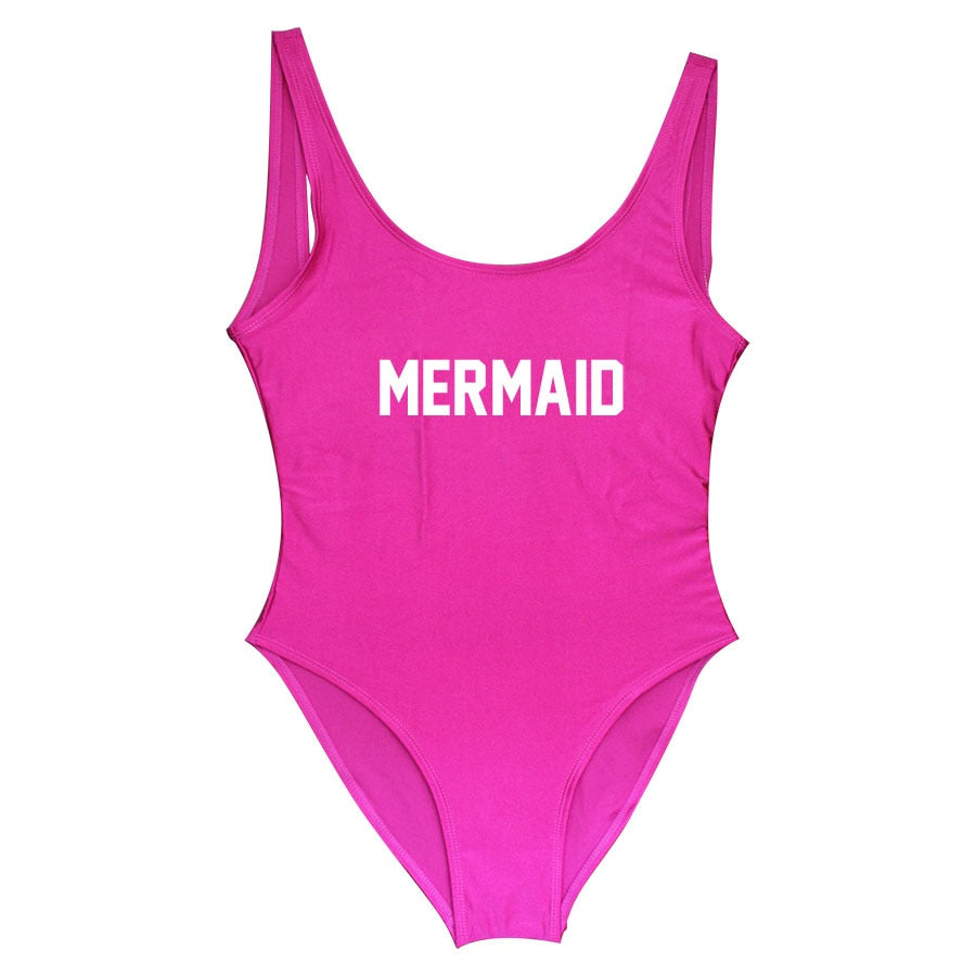 Mermaid Mommy and Me Mother Daughter Matching Swim Suit
