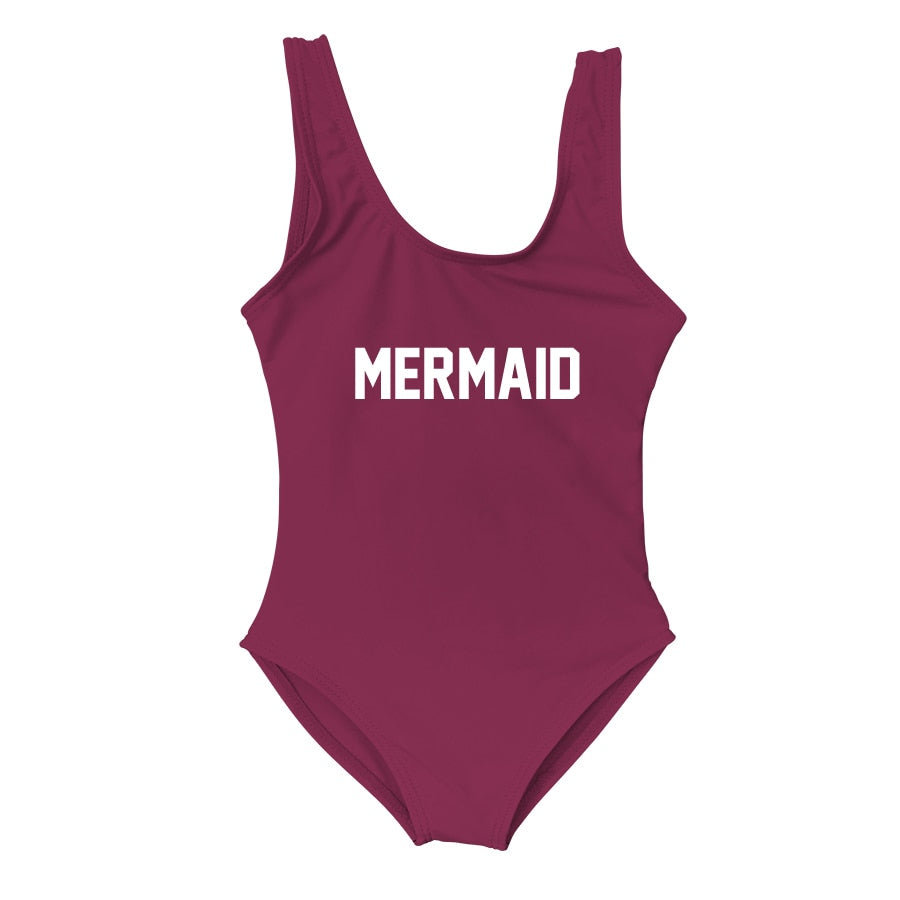 Mermaid Mommy and Me Mother Daughter Matching Swim Suit