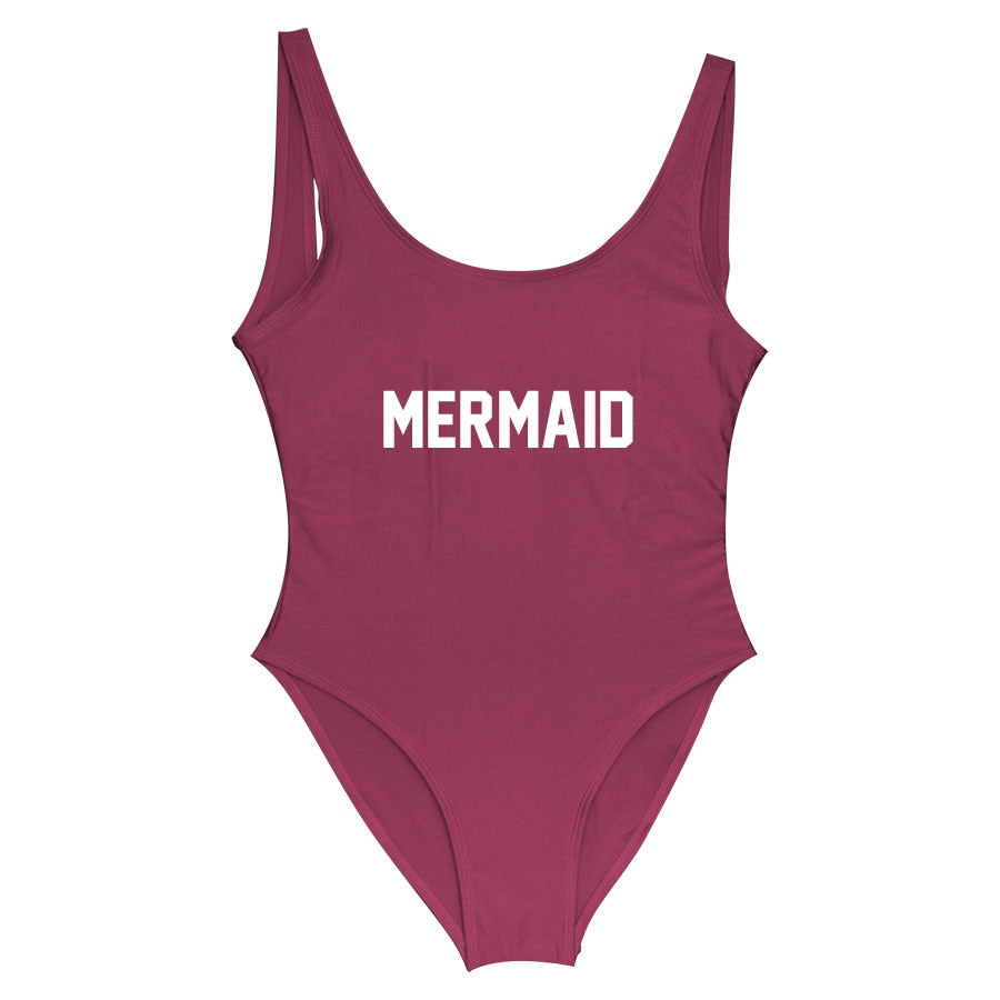 Mermaid Mommy and Me Mother Daughter Matching Swim Suit