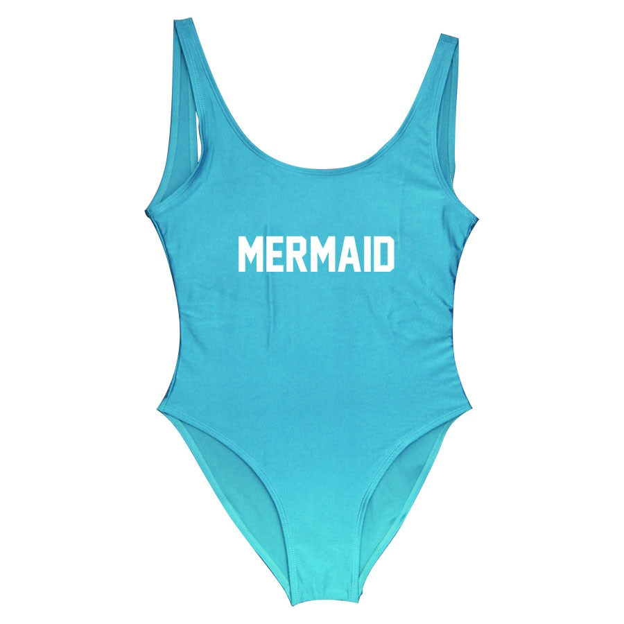 Mermaid Mommy and Me Mother Daughter Matching Swim Suit
