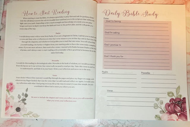 Daily Bible Study Journal: For Girls Growing in God