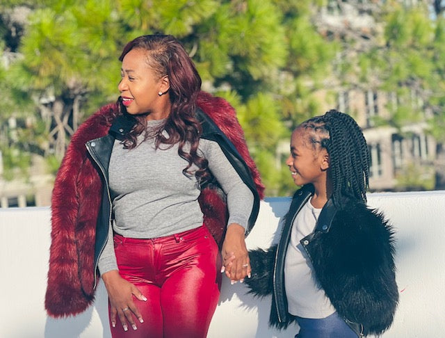 Matching Mother- Daughter Furlla Jacket Mommy and Me