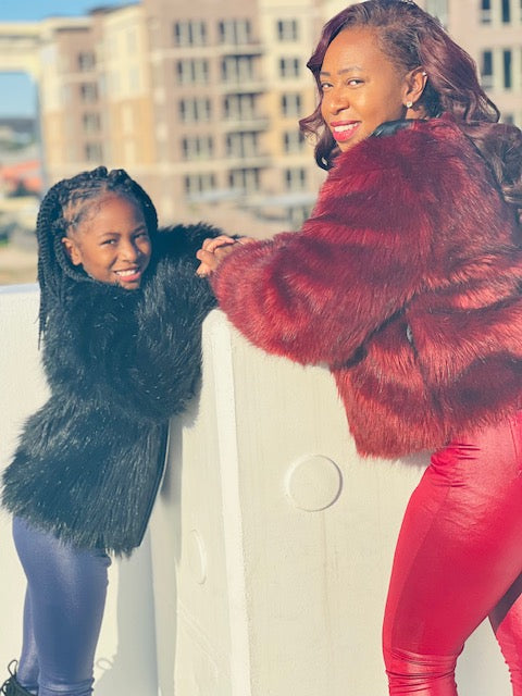 Matching Mother- Daughter Furlla Jacket Mommy and Me