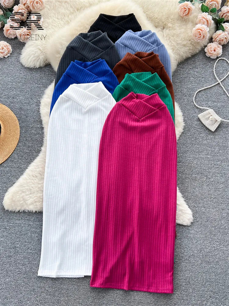 Matching Mother Fitted Knit  Mommy and Me Skirt