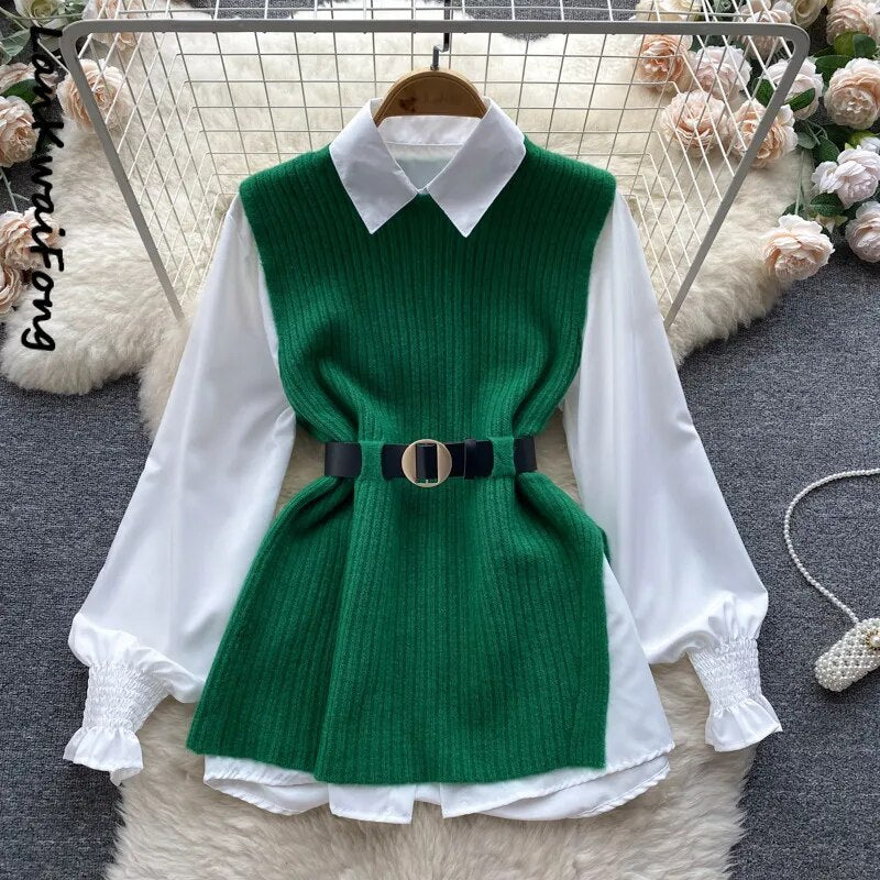 Matching Mother Daughter Sweater Vest Top Mommy and Me