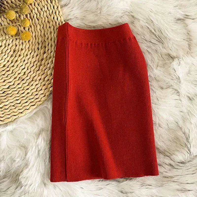 Matching DaughterFitted Knit  Mommy and Me Skirt