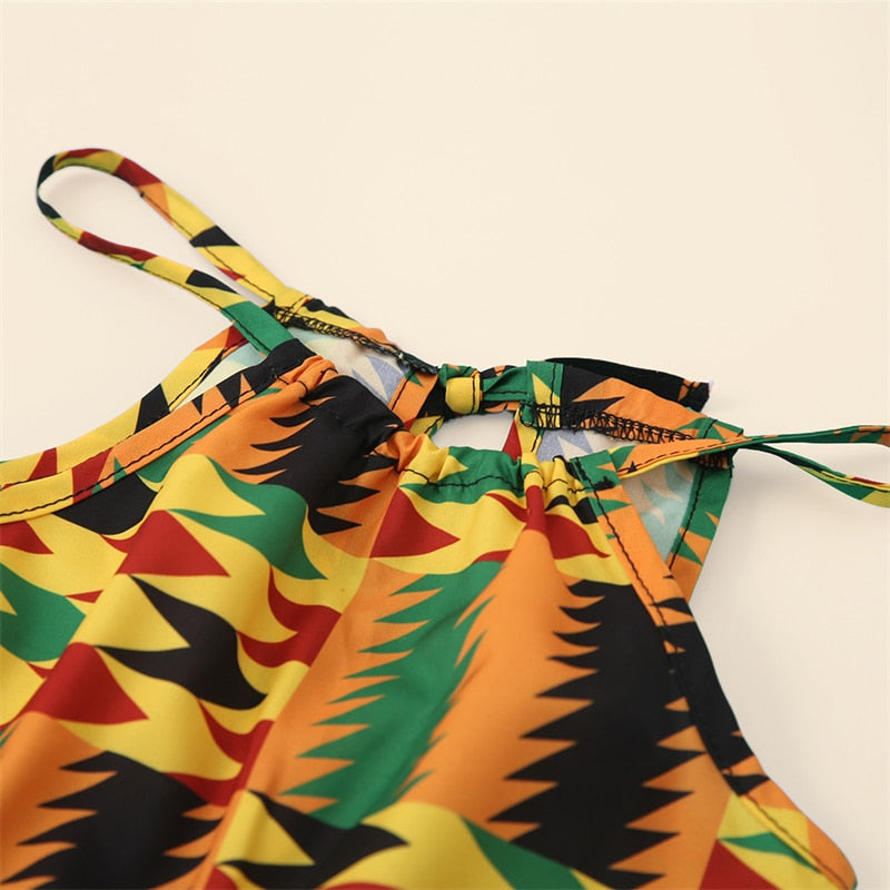 Matching Mommy and Me Mother Daughter African Print Dress