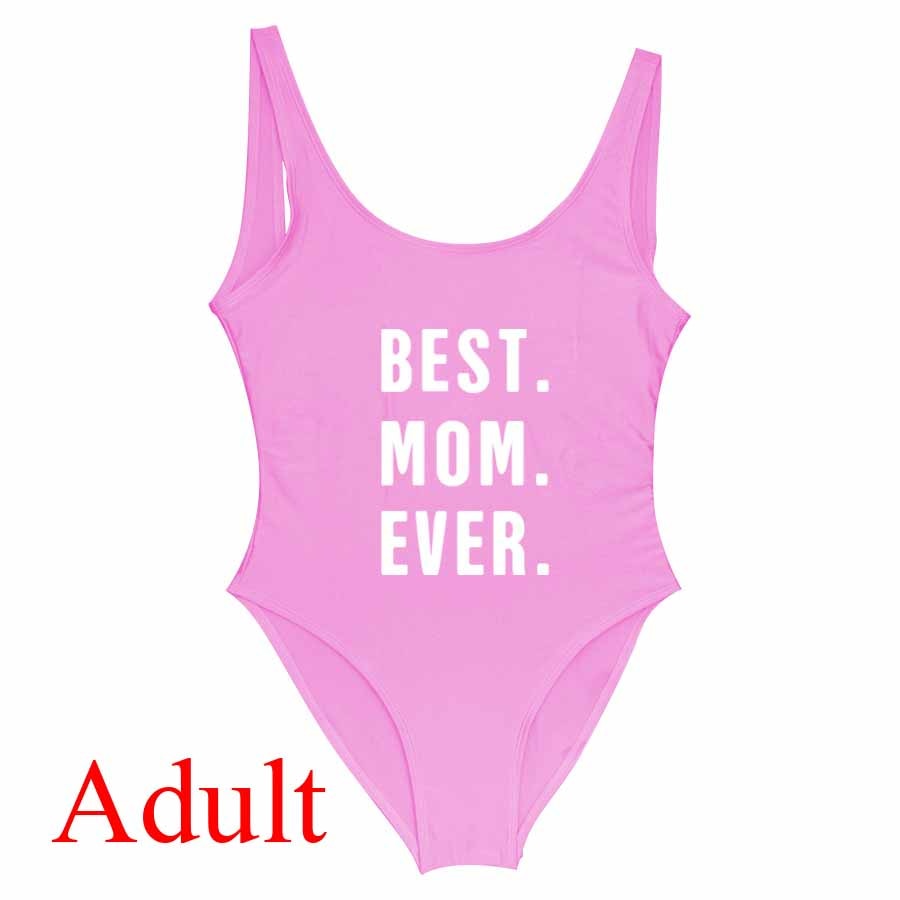 Besties Mommy and Me Mother Daughter Matching Swim Suit