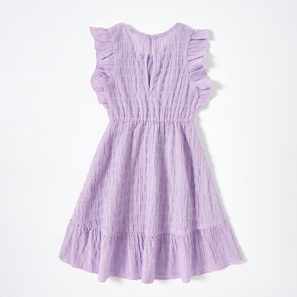 Matching Mother Daughter Lightly Lavender Dress