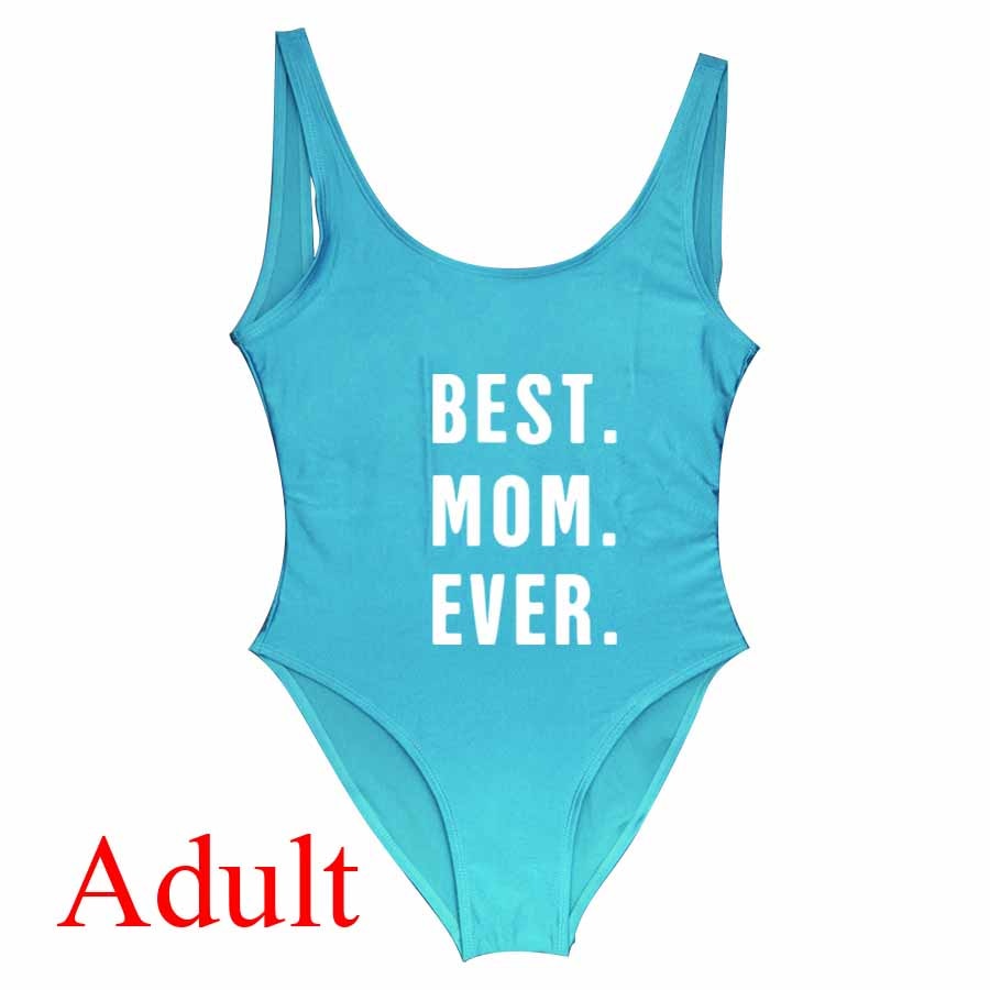 Besties Mommy and Me Mother Daughter Matching Swim Suit