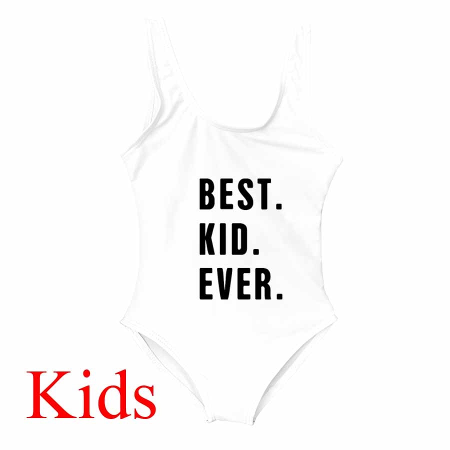 Besties Mommy and Me Mother Daughter Matching Swim Suit