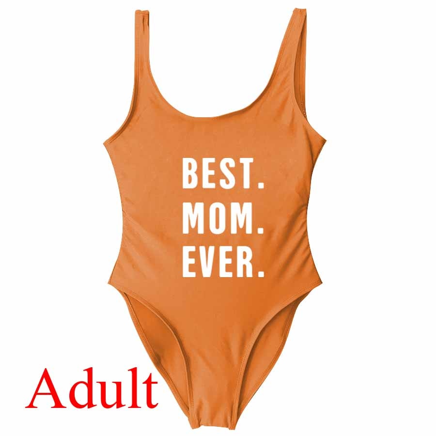 Besties Mommy and Me Mother Daughter Matching Swim Suit