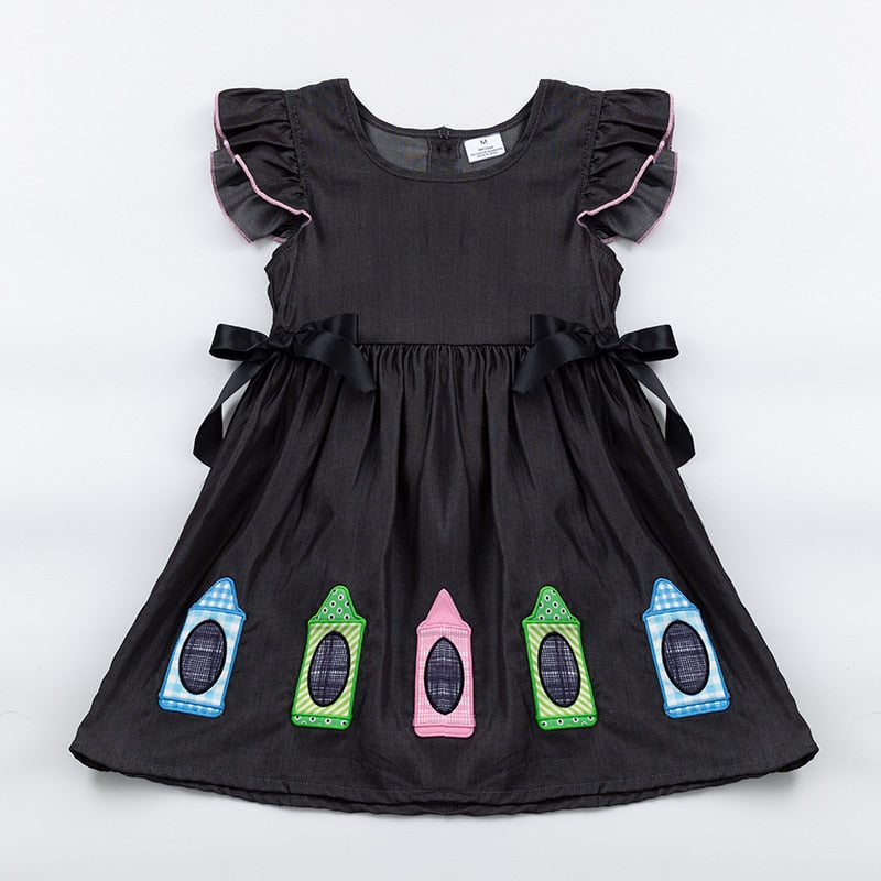 Crayola and Carry On Girls Back to School Dress