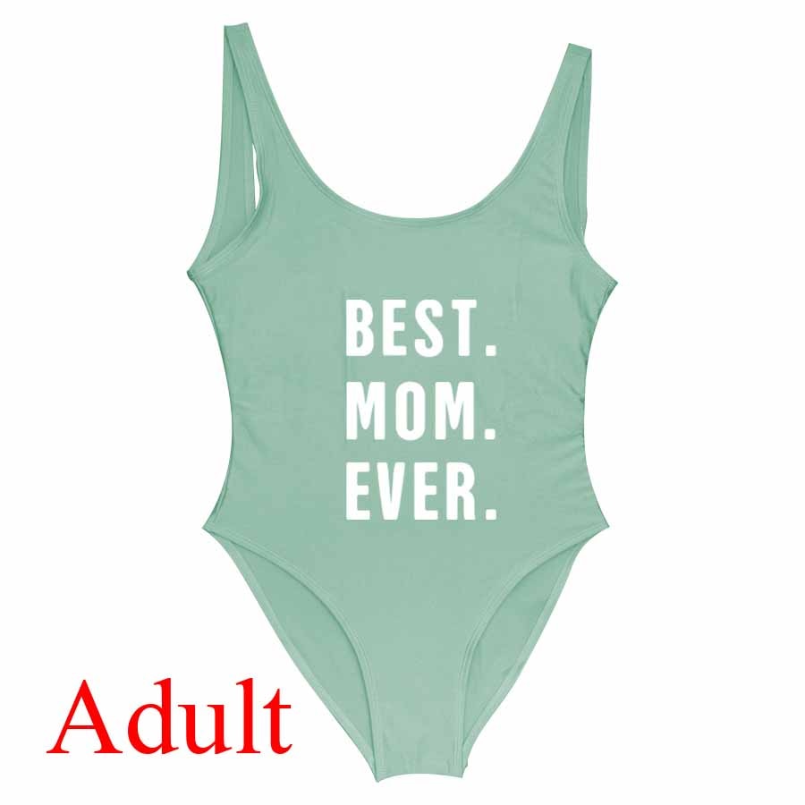 Besties Mommy and Me Mother Daughter Matching Swim Suit