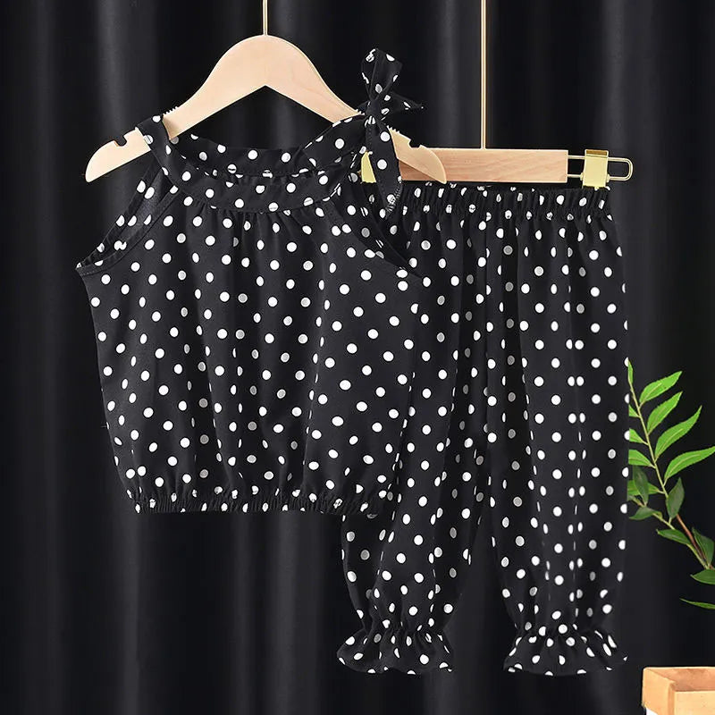 Picked Polka Dot Daughters Two Piece Mommy  and Me Outfit