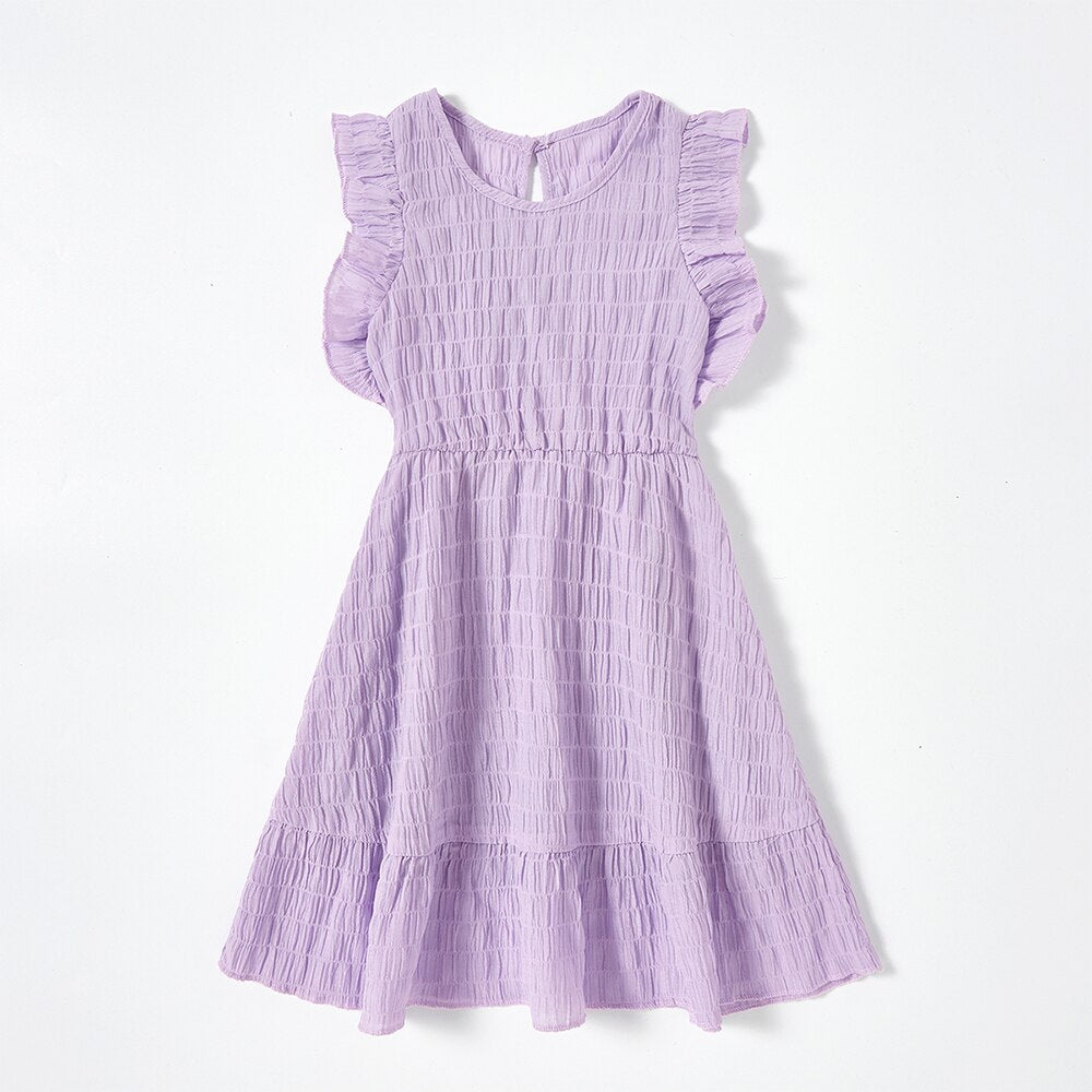 Matching Mother Daughter Lightly Lavender Dress