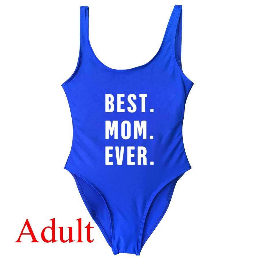 Besties Mommy and Me Mother Daughter Matching Swim Suit