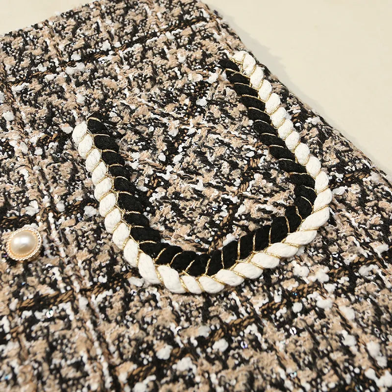 Matching Mother Front Pocket Tweed  Mommy and Me Skirt