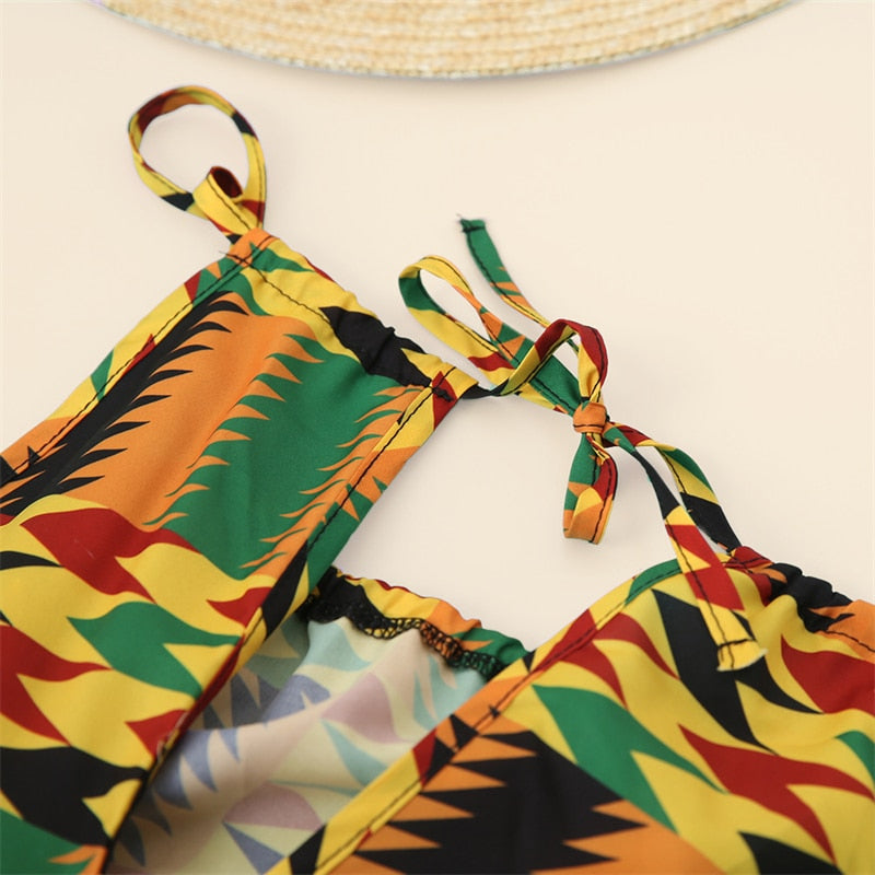 Matching Mommy and Me Mother Daughter African Print Dress