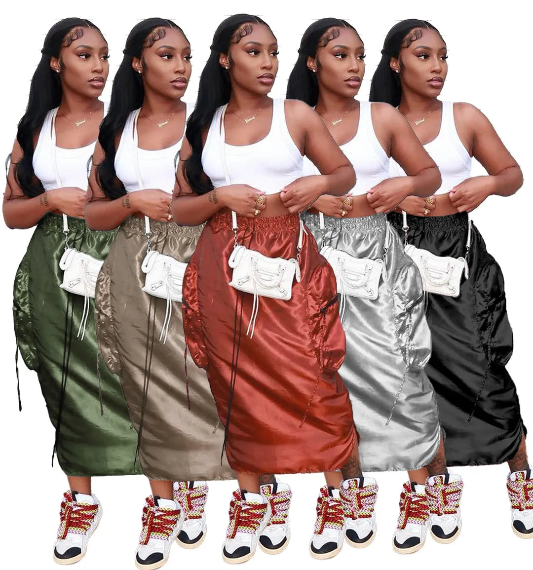 Matching Mothers Casual Cargo Mommy and Me Skirt