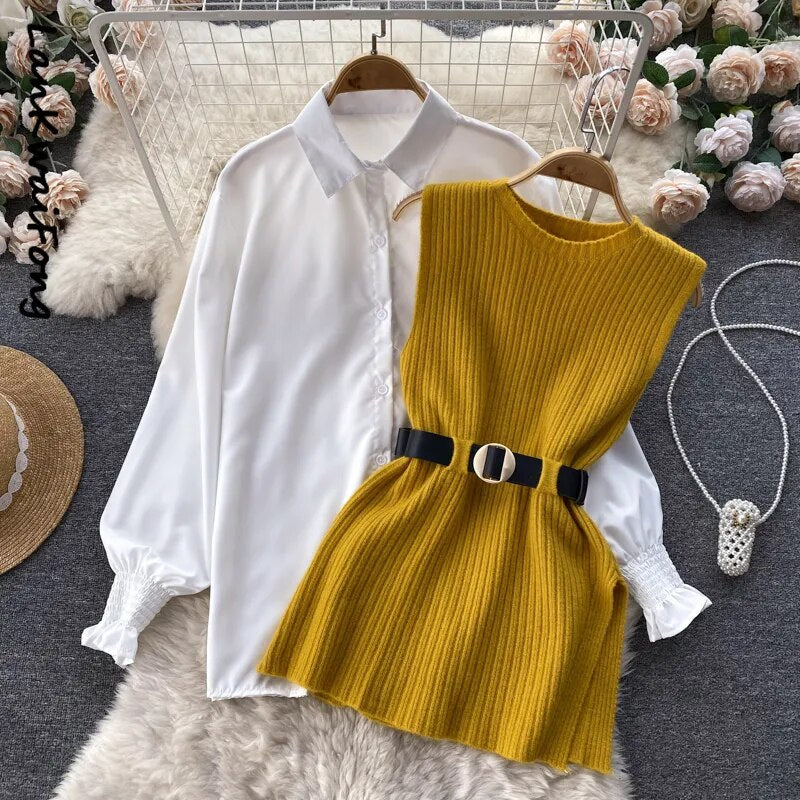 Matching Mother Daughter Sweater Vest Top Mommy and Me