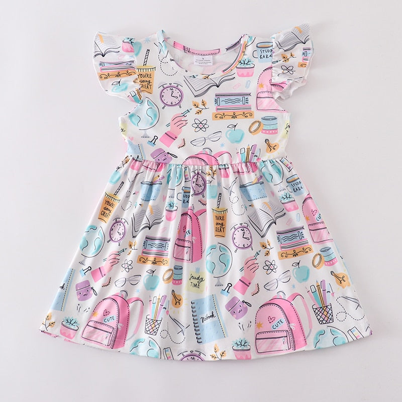 Back to School Girls  Graffiti Dress
