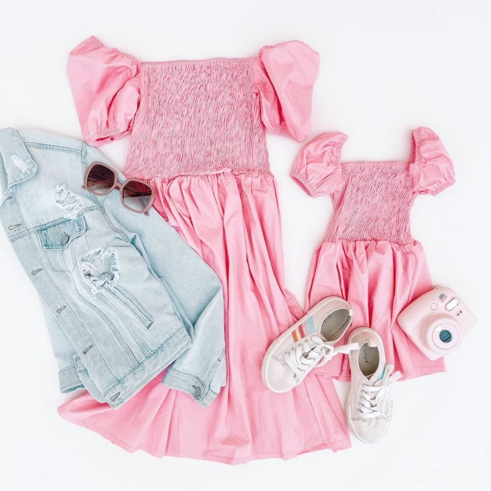 Pretty in Pink Spring Dress