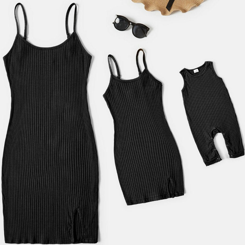 Comfy Cool Ribbed Spring Dress