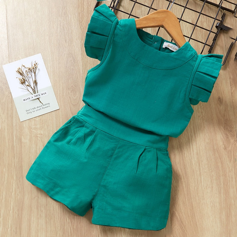 Daughter Matching Flutter-Me Sleeve Set